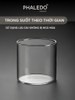 Lọ Thuỷ Tinh Có Nắp Gỗ Tre Borosilicate Kèm Muỗng Gỗ Chịu Nhiệt, Không Chứa Chì Cao Cấp PHALEDO (PL-0367) ảnh 6