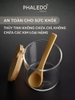 Lọ Thuỷ Tinh Có Nắp Gỗ Tre Borosilicate Kèm Muỗng Gỗ Chịu Nhiệt, Không Chứa Chì Cao Cấp PHALEDO (PL-0367) ảnh 5