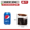 Bình Thuỷ Tinh Có Nắp Vặn Gỗ Keo Cao Cấp, Đựng Thực Phẩm Đa Năng, Thuỷ Tinh Chịu Nhiệt Borosilicate ảnh 11