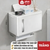 Hộp Đựng Giấy Vệ Sinh Dán Tường Cuộn Lớn | Cuộn Giấy Vuông & Tròn Nhựa ABS Với Ngăn Đựng Đồ Đa Năng ảnh 9