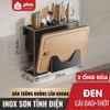 Giá cài dao kéo cao cấp, kệ để dao chống gỉ trọn đời, dán tường cao cấp (tặng kèm keo dán) ERMO ảnh 10