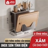 Giá cài dao kéo cao cấp, kệ để dao chống gỉ trọn đời, dán tường cao cấp (tặng kèm keo dán) ERMO ảnh 11