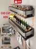 Kệ Nhà Bếp, Kệ Đựng Gia Vị Nấu Ăn Dán Tường Không Cần Khoan Đục, Chịu Tải 30Kg, Nhôm Chống Gỉ Sét ảnh 3