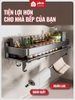 Kệ Nhà Bếp, Kệ Đựng Gia Vị Nấu Ăn Dán Tường Không Cần Khoan Đục, Chịu Tải 30Kg, Nhôm Chống Gỉ Sét ảnh 4