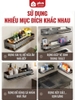 Kệ Nhà Bếp, Kệ Đựng Gia Vị Nấu Ăn Dán Tường Không Cần Khoan Đục, Chịu Tải 30Kg, Nhôm Chống Gỉ Sét ảnh 7