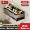 Kệ Nhà Bếp, Kệ Đựng Gia Vị Nấu Ăn Dán Tường Không Cần Khoan Đục, Chịu Tải 30Kg, Nhôm Chống Gỉ Sét ảnh 11