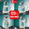 Video Bình Nước Thuỷ Tinh Chịu Nhiệt 2Lít Dung Tích Lớn, Borosilicate An Toàn Không Chì Cao Cấp PHALEDO