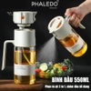 Chai Đựng Dầu Ăn, Nước Mắm Thuỷ Tinh Borosilicate Đa Năng Thông Minh Xuất Nhật Cao Cấp LISSAxPHALEDO ảnh 11