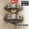 Kệ góc phòng tắm để đồ dán tường LTENG, chất liệu nhôm hàng không, lắp đặt dán tường và khoan tường ảnh 1