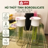 Lọ đựng dầu ăn, nước mắm mini 220ml cầm tay bằng thuỷ tinh borosilicate cao cấp - JIANXIA ảnh 4