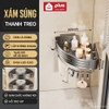Kệ để đồ nhà tắm - kệ góc nhà tắm dán tường bằng keo hoặc ốc vít(tặng kèm keo dán, bộ ốc vít) LTENG ER-0725 ảnh 11