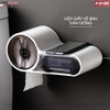 Hộp giấy vệ sinh dán tường cao cấp hai ngăn đa năng cao cấp ShuangQuing (SQ-5262) ảnh 10