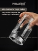 Hộp Thuỷ Tinh Borosilicate Đựng Đồ Khô Đa Năng Có Nắp Kính Acrylic Trong Suốt Sang Trọng PHALEDO (P-0371) ảnh 3