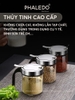 Hũ đựng gia vị thuỷ tinh borosilicate đa năng, nắp đậy inox 304 thông minh - tặng kèm muỗng Phaledo P-0328 ảnh 4