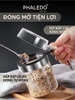Hủ gia vị thuỷ tinh borosilicate - nắp đậy nhựa ABS kín 100% giúp chống ẩm & kiến bảo vệ gia vị an toàn Phaledo (P-0324) ảnh 3