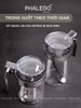 Hủ gia vị thuỷ tinh borosilicate - nắp đậy nhựa ABS kín 100% giúp chống ẩm & kiến bảo vệ gia vị an toàn Phaledo (P-0324) ảnh 7