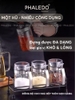 Hủ gia vị thuỷ tinh borosilicate - nắp đậy nhựa ABS kín 100% giúp chống ẩm & kiến bảo vệ gia vị an toàn Phaledo (P-0324) ảnh 8