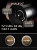 Hủ xay tiêu cầm tay inox 304, lọ thuỷ tinh boroslicate chịu nhiệt cao cấp có nút điều chỉnh độ mịn PHALEDO P-0321 ảnh 2