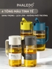 Chai Đựng Dầu Ăn, Nước Mắm Thuỷ Tinh Borosilicate Đa Năng Thông Minh Xuất Nhật Cao Cấp LISSAxPHALEDO ảnh 9