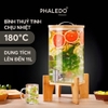 Bình Nước Thuỷ Tinh Borosilicate Cao Cấp Chịu Nhiệt Tốt Cho Nhà Hàng, Quán Ăn, Tiệc Tùng, Chân Đế Gỗ Tre - PHALEDO ảnh 11