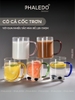 Cốc Thuỷ Tinh Harmer Chịu Nhiệt Borosilicate Có Quai Cầm, Ly Uống Nước Có Thể Đun Trên Bếp Hoặc Lò Vi Sóng - PHALEDO ảnh 8