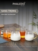 Cốc Thuỷ Tinh Harmer Chịu Nhiệt Borosilicate Có Quai Cầm, Ly Uống Nước Có Thể Đun Trên Bếp Hoặc Lò Vi Sóng - PHALEDO ảnh 7