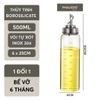 Bình đựng dầu ăn thuỷ tinh borosilicate có vòi & tay cầm inox 304, nắp đậy kín nhựa ABS đựng gia vị đa năng Phaledo - gia dụng plus