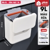 Thùng rác treo tường thông minh Besan - thùng rác treo cánh tủ bếp, treo tường nhà vệ sinh đa năng tiện lợi - gia dụng plus