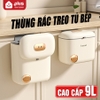 Thùng rác treo tường thông minh Besan - thùng rác treo cánh tủ bếp, treo tường nhà vệ sinh đa năng tiện lợi - gia dụng plus