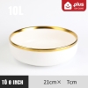🔴OUTLET | Chén, bát, tô, đĩa sứ xanh ngọc lục bảo viền vàng phong cách Bắc Âu cao cấp ảnh 9