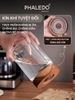 HŨ THỦY TINH BOROSILICATE CÓ VAN XẢ KHÍ, NẮP VẶN KÍN KHÍ, BẢO QUẢN THỰC PHẨM CHỐNG ẨM MỐC PHALEDO (PL-0374) ảnh 3