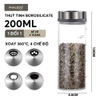Lọ rắc gia vị tiêu, hạt nêm xoay 360 độ 3 chế độ bằng thuỷ tinh cao cấp boroslicate chịu nhiệt PHALEDO (P-0337) ảnh 11