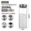 Lọ rắc gia vị tiêu, hạt nêm xoay 360 độ 3 chế độ bằng thuỷ tinh cao cấp boroslicate chịu nhiệt PHALEDO (P-0337) ảnh 12