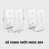 🔴OUTLET | Kệ giá dán tường bếp INOX 304 cao cấp đựng hủ lọ gia vị, chai lọ, chén, đĩa, dao, vung nồi ảnh 12