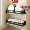 Video 🔴OUTLET | Kệ úp chén bát ráo nước dán tường cao cấp chống gỉ trọn đời (tặng kèm keo dán và ốc vít) chịu lực ERMO