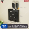 🔴OUTLET | Kệ giá dán tường bếp INOX 304 cao cấp đựng hủ lọ gia vị, chai lọ, chén, đĩa, dao, vung nồi ảnh 11