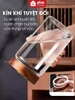 Hũ thủy tinh Borosilicate có van xả khí, hủ đựng thực phẩm kín khí cao cấp, chống ẩm mốc PHALEDO ảnh 4