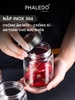 Hũ Thủy Tinh Borosilicate PHALEDO PL-0377 Nắp Inox 304 Kín Khí, Hũ Đựng Thực Phẩm Gia Vị Chống Ẩm Mốc ảnh 2
