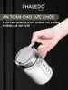 Hũ đựng gia vị thuỷ tinh borosilicate đa năng, nắp đậy inox 304 thông minh - Tặng kèm muỗng Phaledo P-0328 ảnh 4