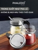 Hũ đựng gia vị thuỷ tinh borosilicate đa năng, nắp đậy inox 304 thông minh - Tặng kèm muỗng Phaledo P-0328 ảnh 3