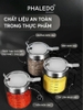 Hũ đựng gia vị thuỷ tinh borosilicate đa năng, nắp đậy inox 304 thông minh - Tặng kèm muỗng Phaledo P-0328 ảnh 6