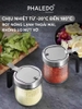 Hũ đựng gia vị thuỷ tinh borosilicate đa năng, nắp đậy inox 304 thông minh - Tặng kèm muỗng Phaledo P-0328 ảnh 7