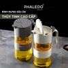 Video Chai Đựng Dầu Ăn, Nước Mắm Thuỷ Tinh Borosilicate Cao Cấp Mở Nắp Tiện Lợi LISSAxPHALEDO (PL-0344)