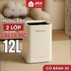 Video Thùng rác 2 lớp thông minh, dung tích 12L, có bánh xe ẩn, thùng rác nhựa PP cao cấp BESAN