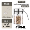 Lọ gia vị thuỷ tinh borosilicate, nắp & tay cầm inox 304 cao cấp đựng gia vị kín 100% chống ẩm, an toàn Phaledo PL-0338 ảnh 11