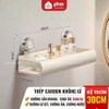 Kệ Đa Năng Cốc Hút Không Khoan Đục Chịu Tải 30Kg - Kệ Nhà Tắm Thép Carbon Không Gỉ Tiện Lợi ảnh 10