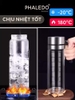 Chai đựng dầu ăn, nước tương nắp inox 304 đậy kín, dùng 1 tay tiện lợi cho nhà bếp Phaledo (PL-0335) ảnh 7