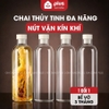 Video Chai Thủy Tinh Đa Năng Đựng Rượu, Nước- Bình Thủy Tinh Borosilicate Cao Cấp An Toàn Sức Khỏe PHALEDO