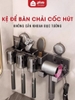 Kệ Đựng Bàn Chải Đánh Răng Kèm Cốc Không Khoan Đục, Kệ Nhà Tắm Để Máy Sấy Tóc Cao Cấp Không Gỉ Sét ảnh 2