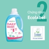 Nước giặt đậm đặc dịu nhẹ cho cả gia đình và cho da nhạy cảm hương bạc hà, hổ phách tiêu chuẩn Ecolabel Stanhome Daily Wash 1500ml